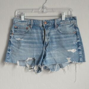 American Eagle 90's Boyfriend Jean Shorts Distressed Denim Women Shorts 6